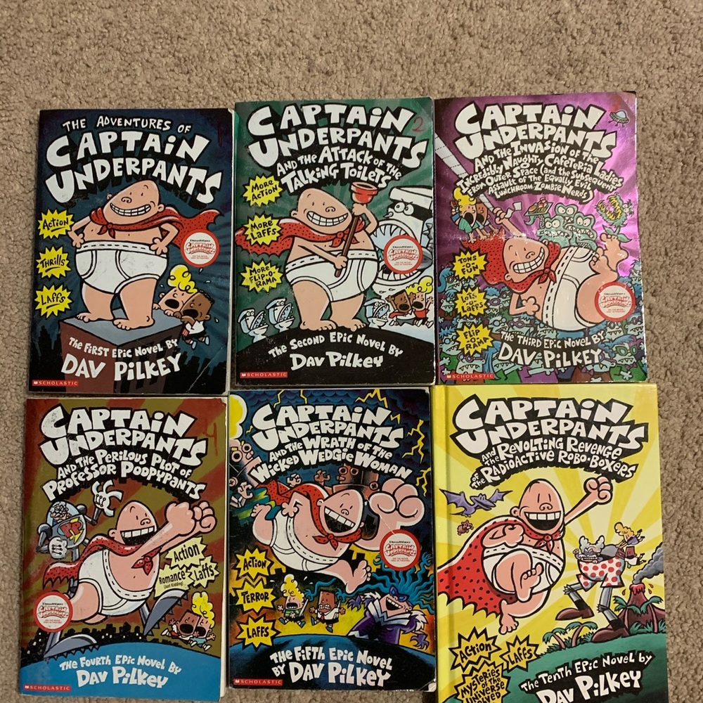 Captain Underpants Books